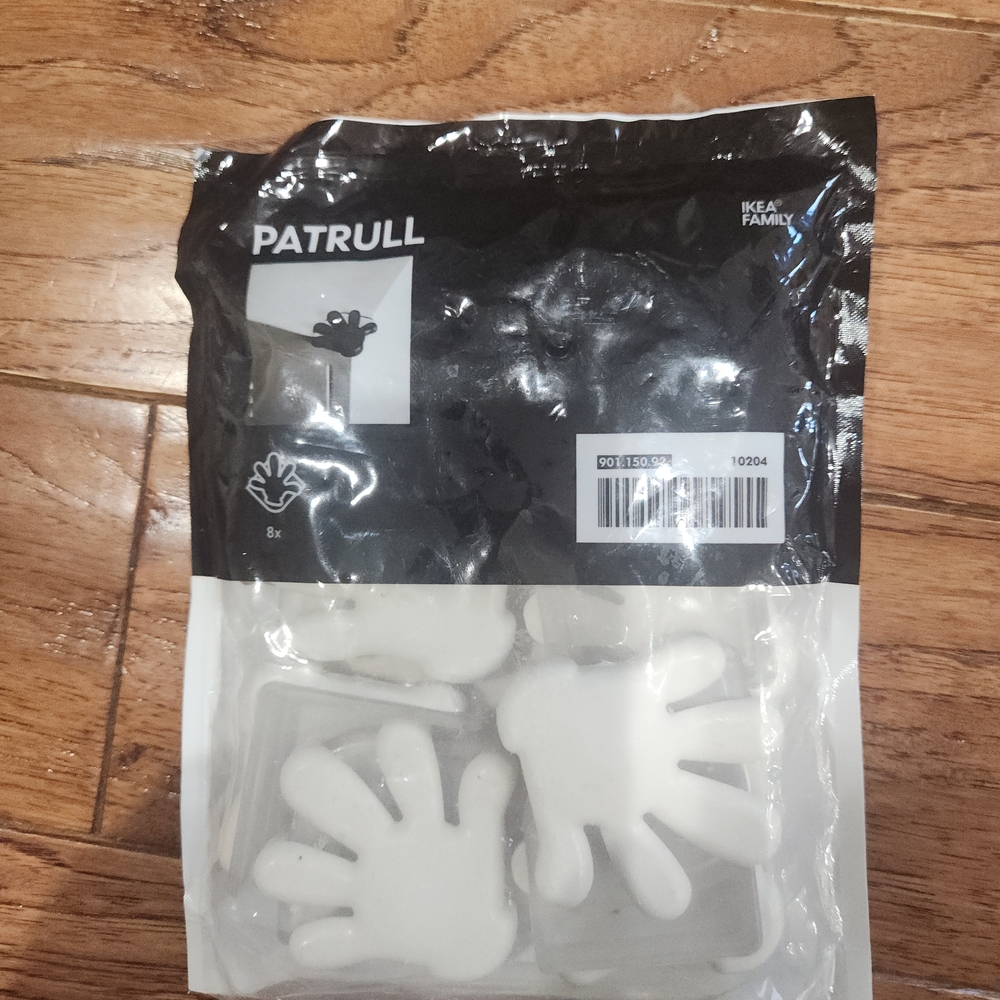 IKEA Patrull White Safety Hand Bumpers